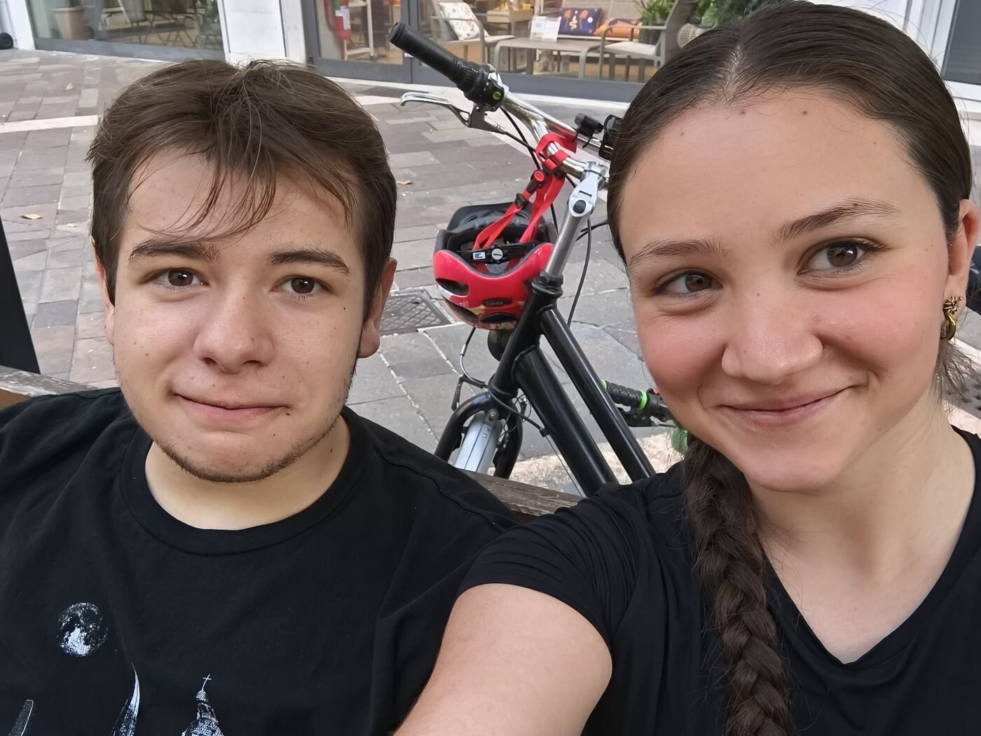 Un momento di Mirco e Silvia